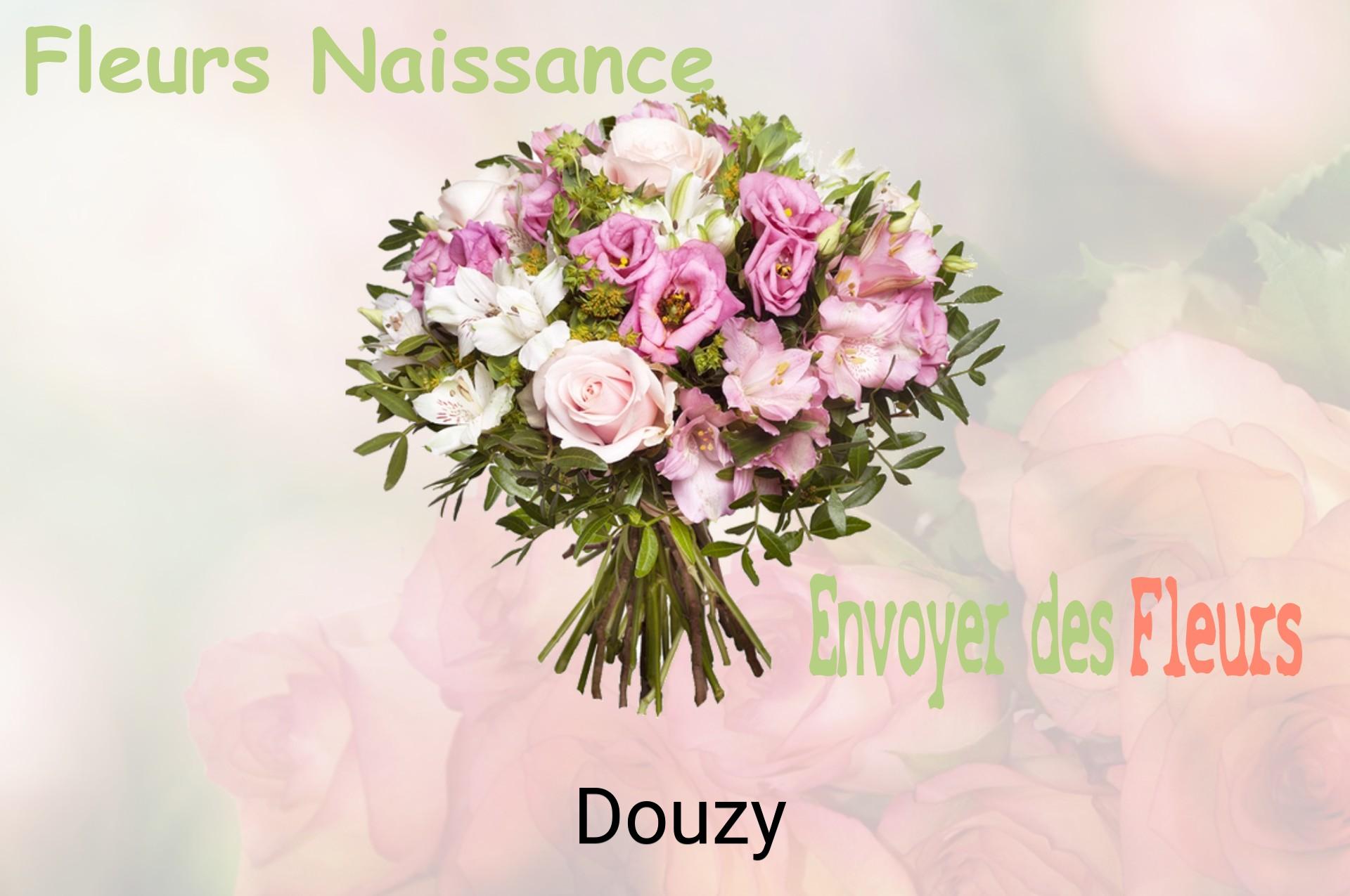 Bouquet de fleurs de naissance livré à Douzy